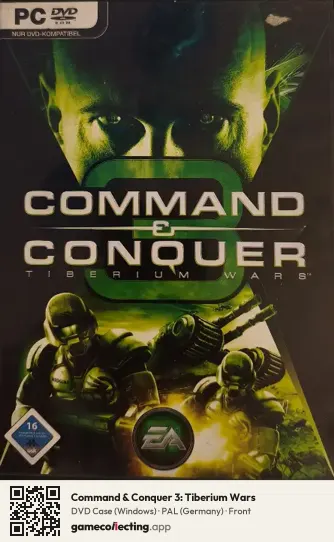 Command & Conquer 3: Tiberium Wars Computer, Germany box front