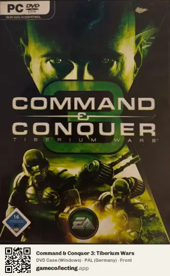 Command & Conquer 3: Tiberium Wars Computer, Germany box front