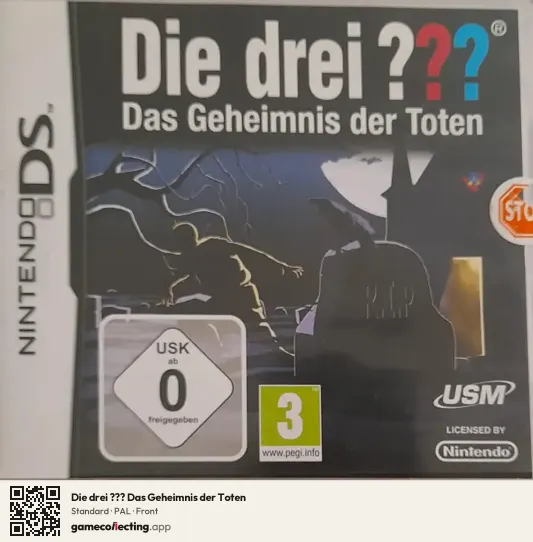Die drei ??? Das Geheimnis der Toten Nintendo DS, PAL box front