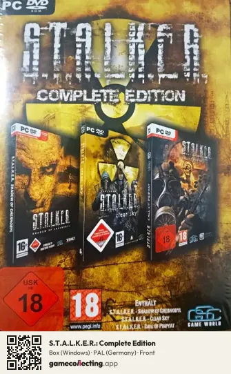S.T.A.L.K.E.R.: Complete Edition Computer, Germany box front
