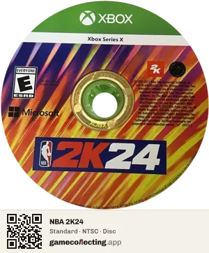 NBA 2K24 Xbox Series X, NTSC disc