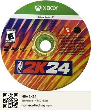 NBA 2K24 Xbox Series X, NTSC disc