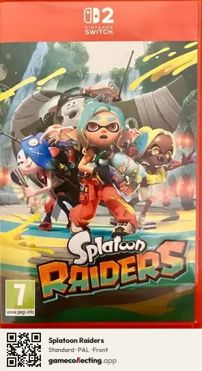 Splatoon Raiders Nintendo Switch 2, PAL box front