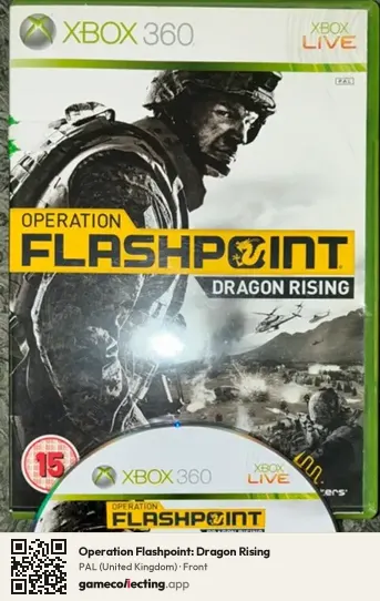Operation Flashpoint: Dragon Rising Xbox 360, United Kingdom box front