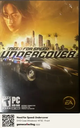 Need for Speed: Undercover Computer, NTSC box front