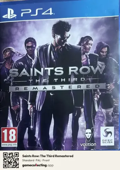 Saints Row: The Third Remastered PlayStation 4, PAL box front
