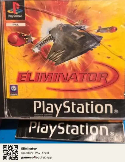 Eliminator PlayStation, PAL box front