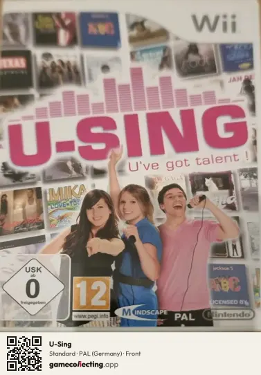 U-Sing Nintendo Wii, Germany box front