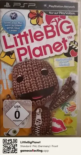 LittleBigPlanet PlayStation Portable, Germany box front