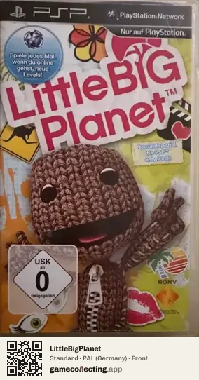 LittleBigPlanet PlayStation Portable, Germany box front