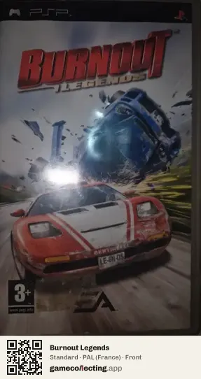 Burnout Legends PlayStation Portable, France box front