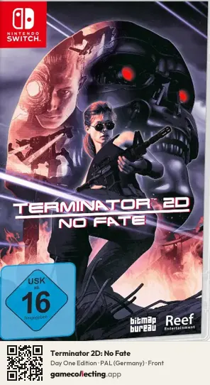 Terminator 2D: No Fate Nintendo Switch, Germany box front