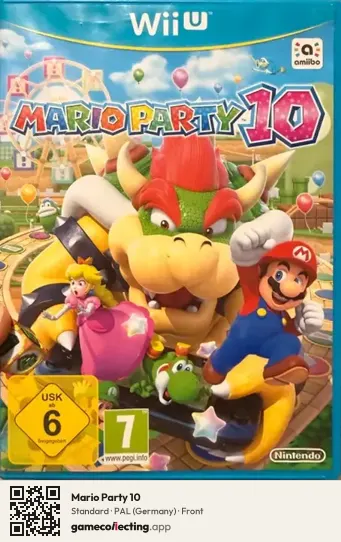 Mario Party 10 Nintendo Wii U, Germany box front