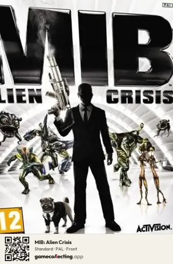 MIB: Alien Crisis Xbox 360, PAL box front