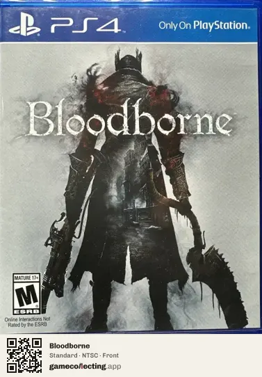 Bloodborne PlayStation 4, NTSC box front