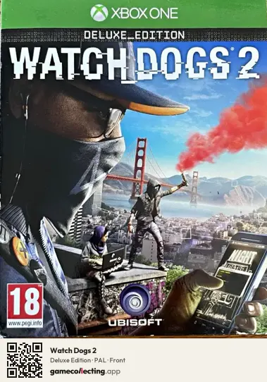 Watch Dogs 2 Xbox One, PAL box front