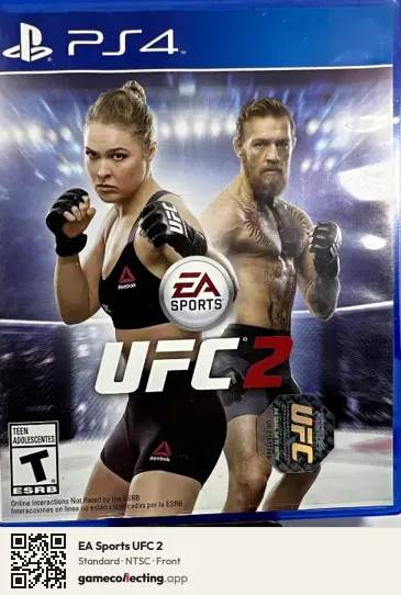 EA Sports UFC 2 PlayStation 4, NTSC box front