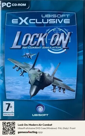 Lock On: Modern Air Combat Computer, Italy box front