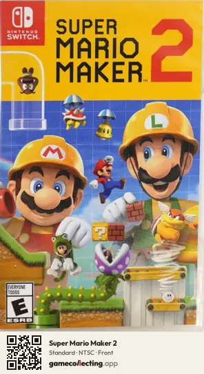 Super Mario Maker 2 Nintendo Switch, NTSC box front