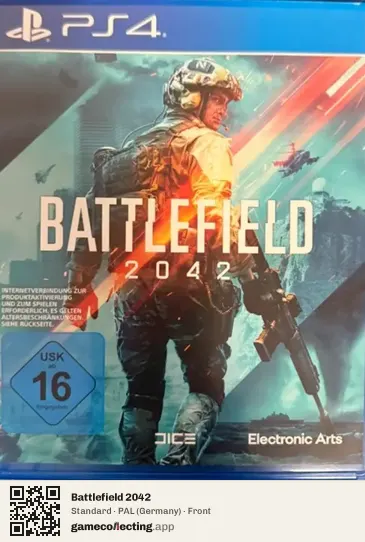 Battlefield 2042 PlayStation 4, Germany box front