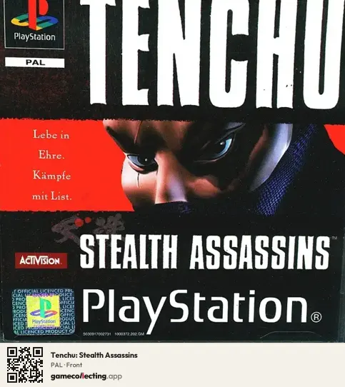 Tenchu: Stealth Assassins PlayStation, PAL box front