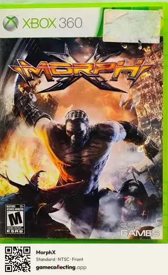 MorphX Xbox 360, NTSC box front