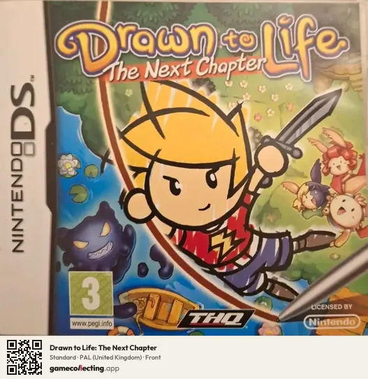 Drawn to Life: The Next Chapter Nintendo DS, United Kingdom box front