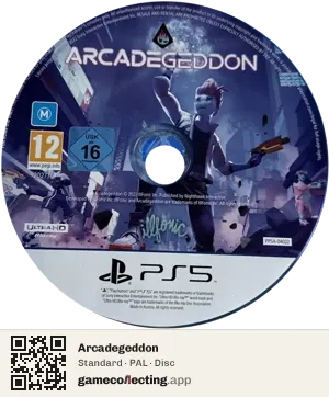Arcadegeddon PlayStation 5, PAL disc