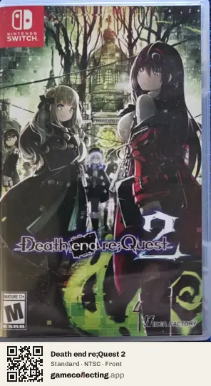 Death end re;Quest 2 Nintendo Switch, NTSC box front