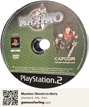 Maximo: Ghosts to Glory PlayStation 2, PAL disc