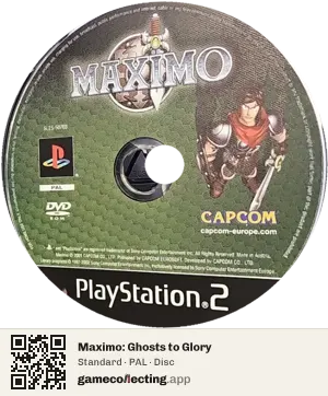 Maximo: Ghosts to Glory PlayStation 2, PAL disc