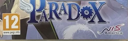 The Guided Fate Paradox, the PEGI square on its front
