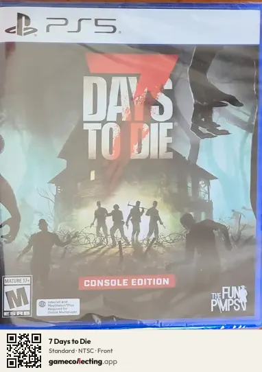 7 Days to Die PlayStation 5, NTSC box front