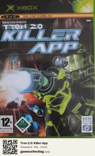 Tron 2.0: Killer App Xbox, PAL box front