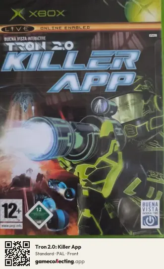 Tron 2.0: Killer App Xbox, PAL box front
