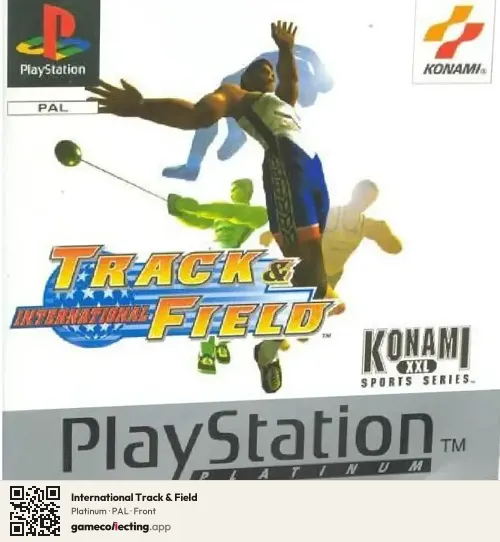 International Track & Field PlayStation, PAL box front