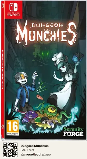 Dungeon Munchies Nintendo Switch, PAL box front