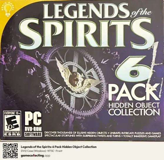Legends of the Spirits: 6 Pack Hidden Object Collection Computer, NTSC box front
