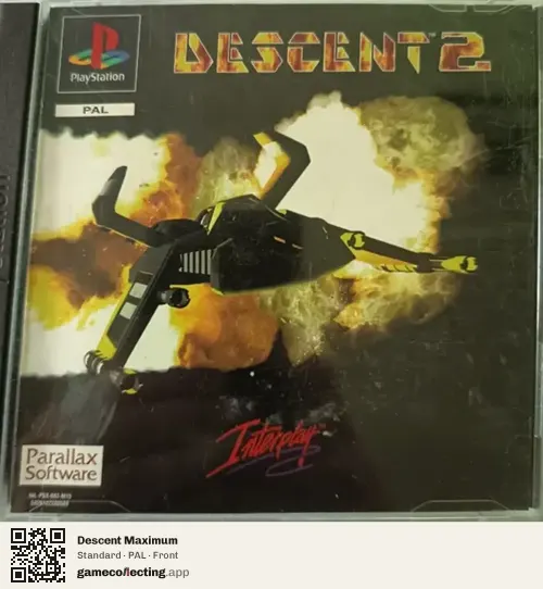 Descent Maximum PlayStation, PAL box front