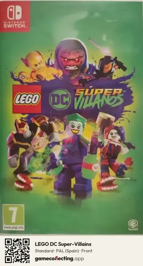 LEGO DC Super-Villains Nintendo Switch, Spain box front
