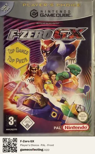 F-Zero GX Nintendo GameCube, PAL box front