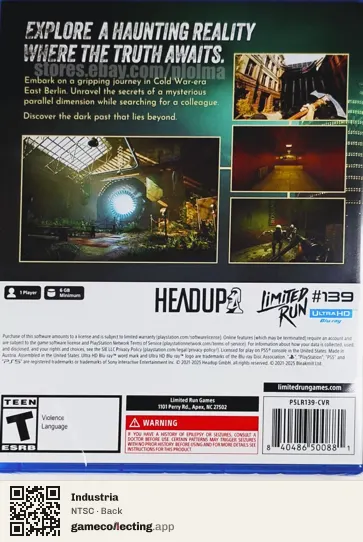 Industria PlayStation 5, NTSC box back