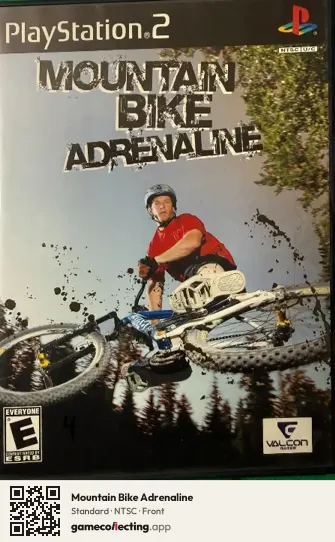 Mountain Bike Adrenaline PlayStation 2, NTSC box front