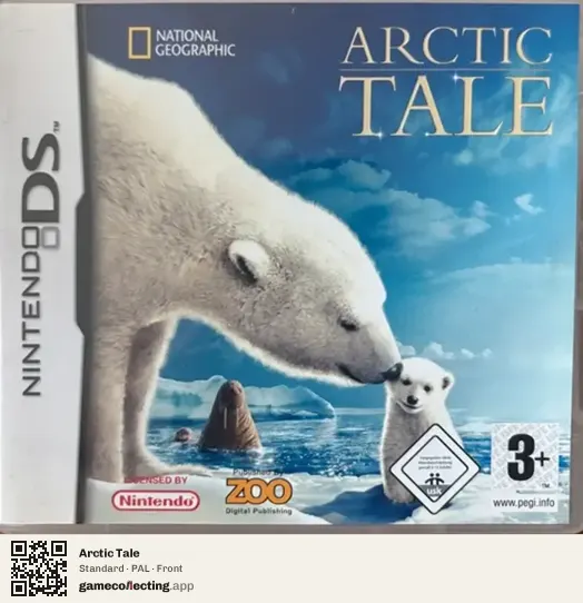Arctic Tale Nintendo DS, PAL box front