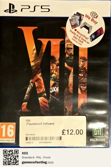 XIII PlayStation 5, PAL box front