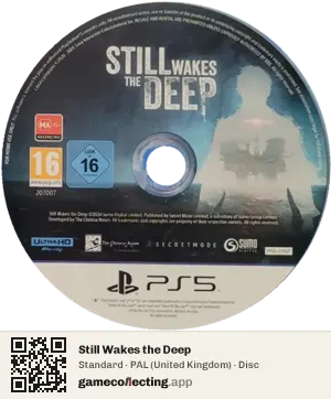 Still Wakes the Deep PlayStation 5, PAL disc