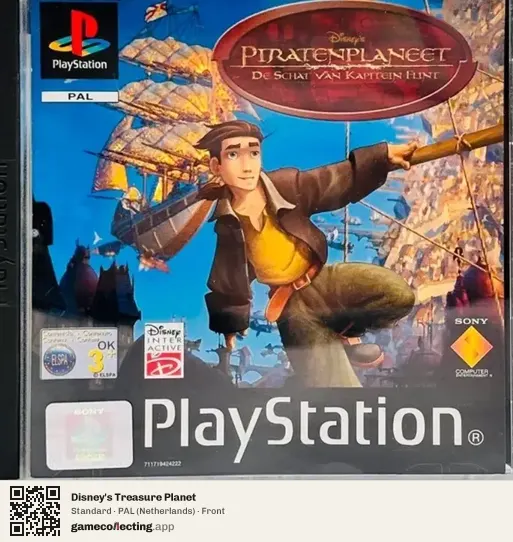 Disney's Treasure Planet PlayStation, Netherlands box front