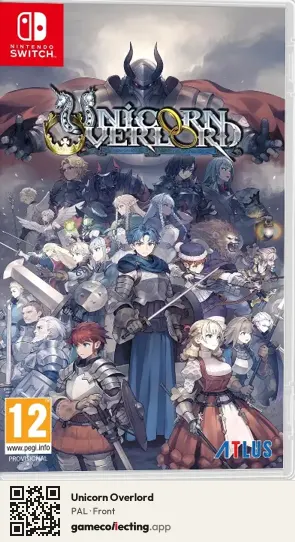 Unicorn Overlord Nintendo Switch, PAL box front