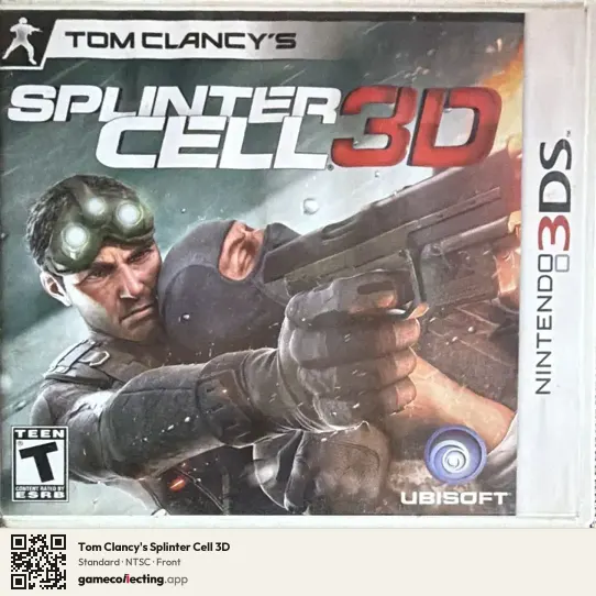 Tom Clancy's Splinter Cell 3D Nintendo 3DS, NTSC box front