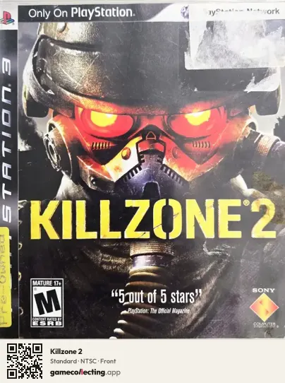 Killzone 2 PlayStation 3, NTSC box front
